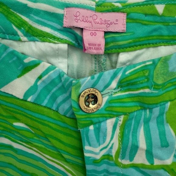 Lilly Pulitzer Palm Beach Tropical Slim Ankle
Length Cropped Pants Sz 00 - Picture 6 of 9